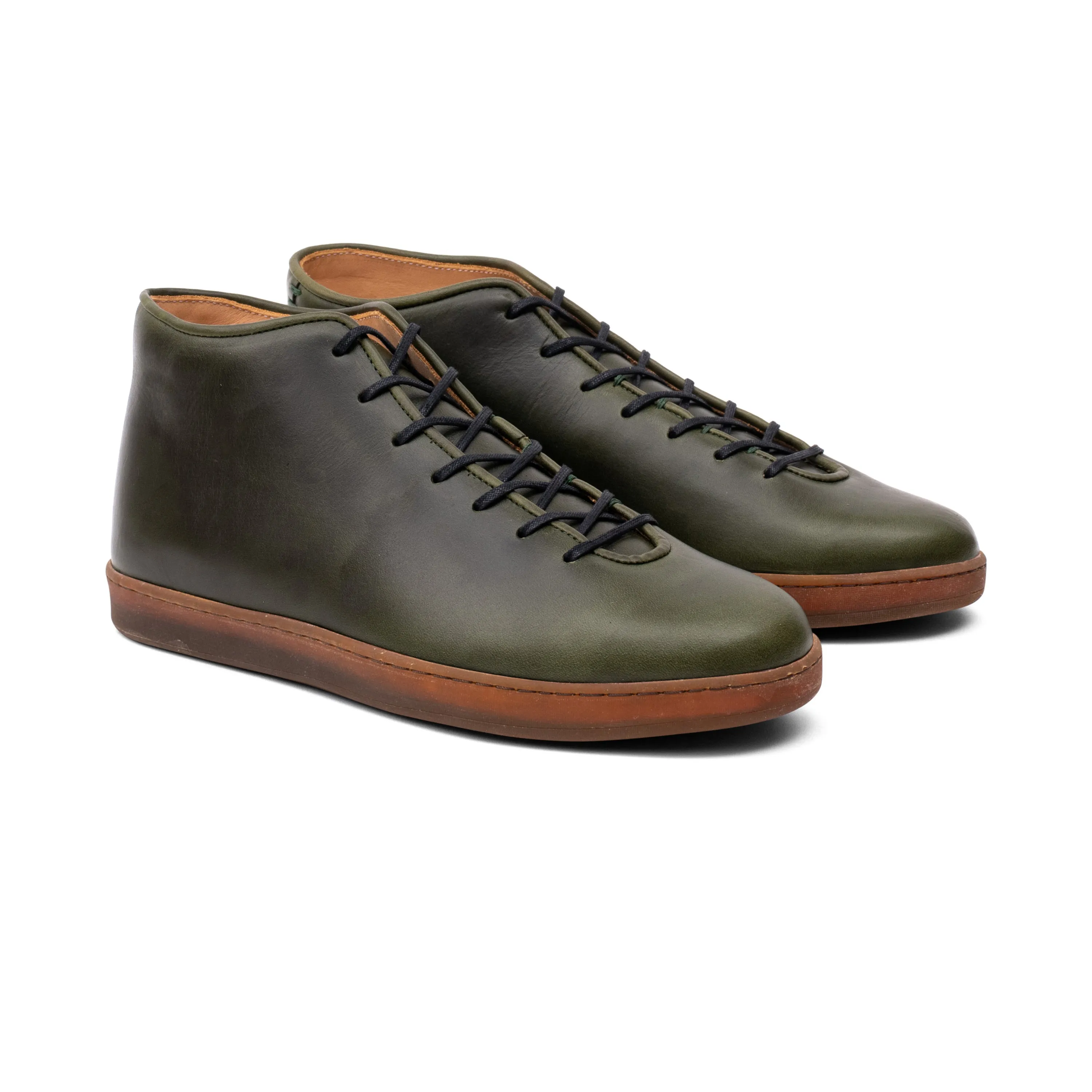 Everdon Wholecut Mid - Horween Forest Green Chromexcel