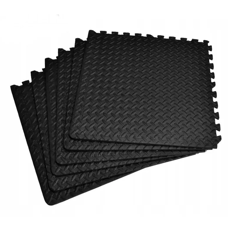 ExCore Fitness™ Gym Floor Mat  12”x 12” Tiles