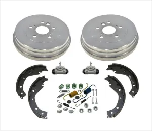 Fits 2003-2005 Toyota Rav4 Rear Brake Drum Drums Shoes Kit New Wheel Cylinders