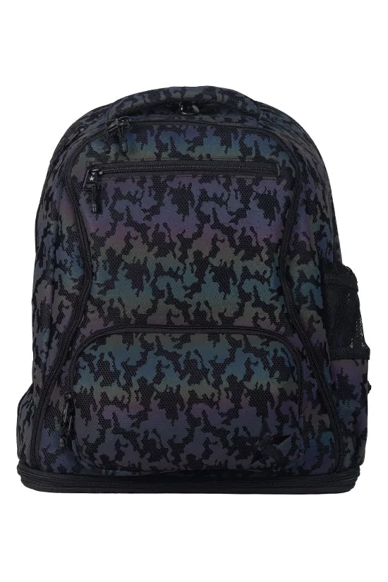 Flash Mesh in Camo Rebel Dream Bag Plus with Black Zipper