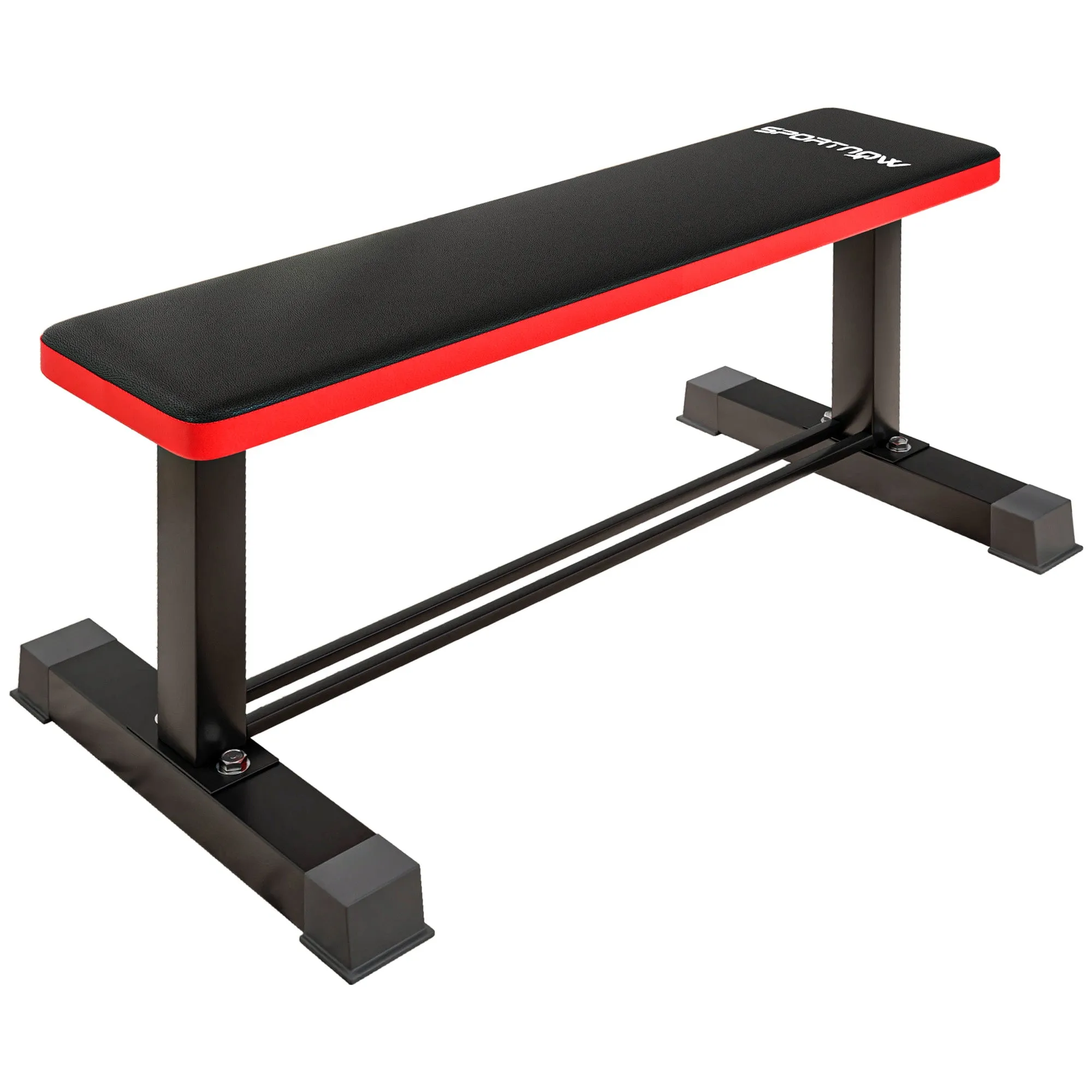 Flat Weight Bench with Dumbbell Rack, 300KG Weight Capacity