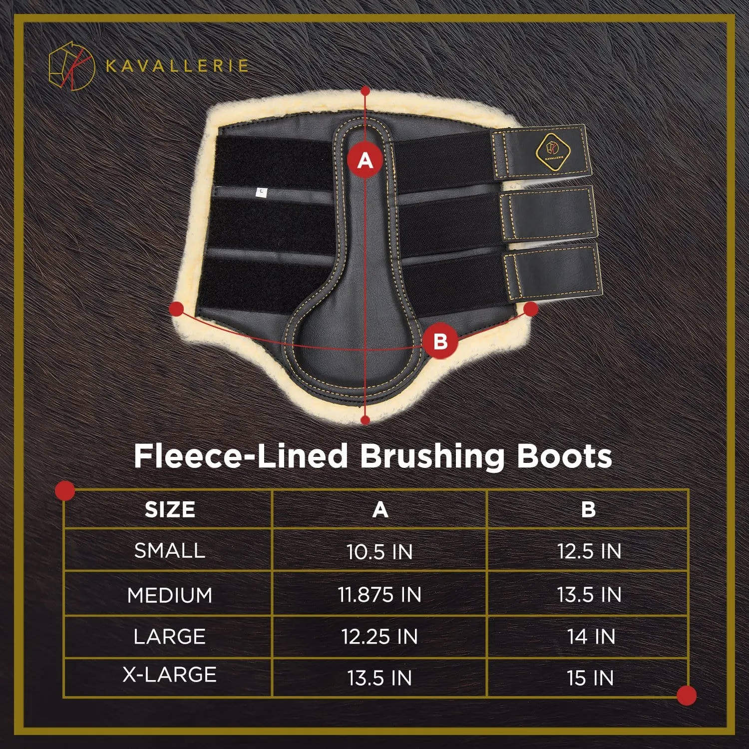 Fleece-Lined Dressage Horse Boots