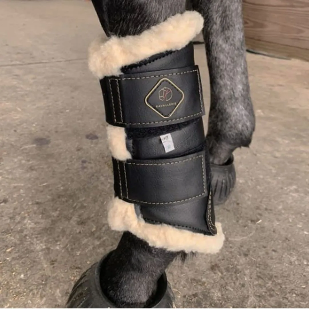 Fleece-Lined Dressage Horse Boots