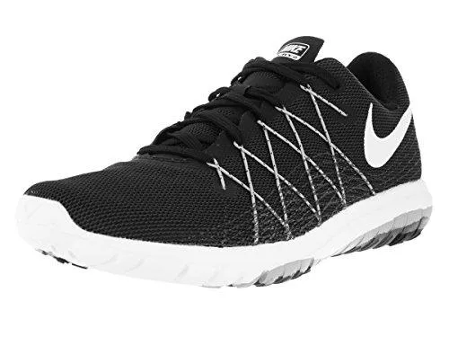 Flex Fury 2 Black/White/Wolf Grey/Dark Grey Running Shoe 8 BM Us