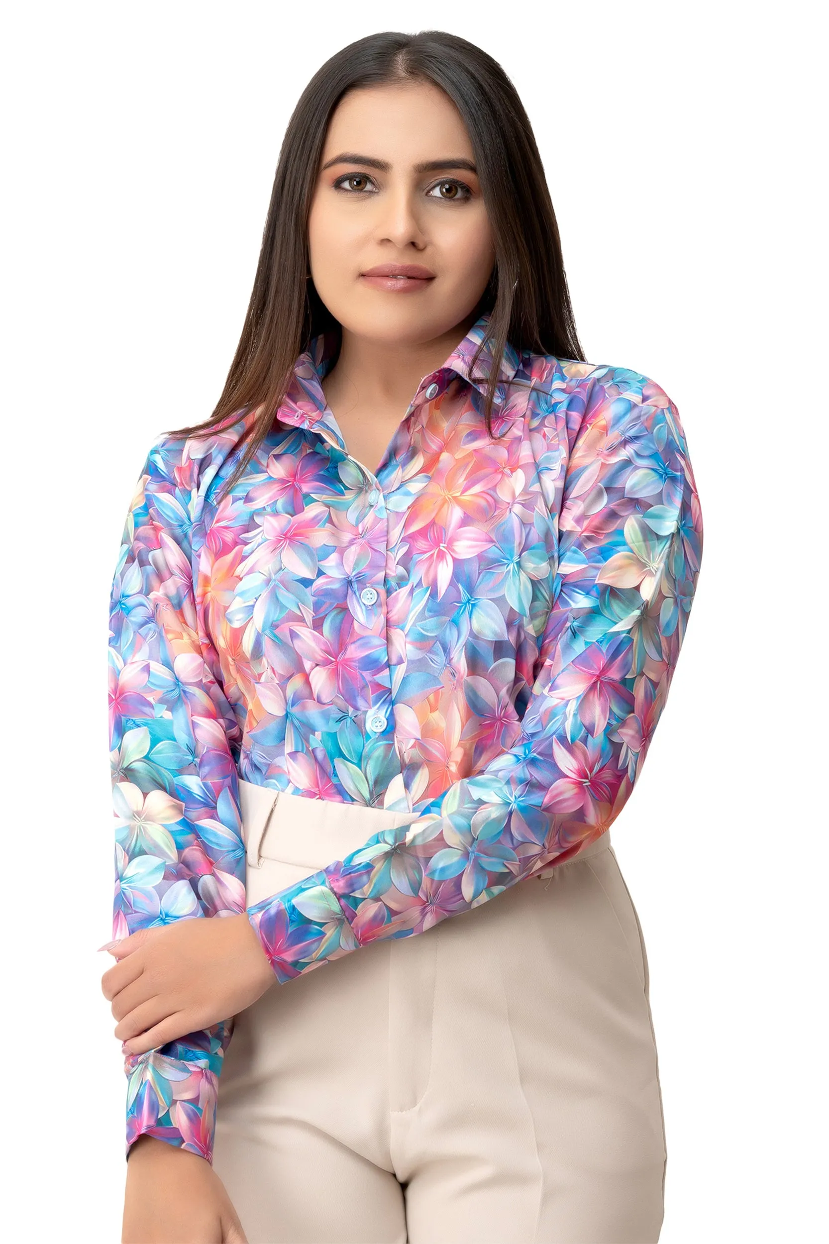 Floral Fiesta Printed Shirt