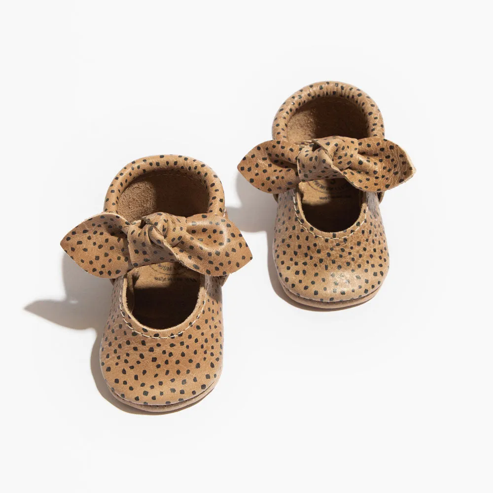 Freshly Picked Scatter Dot Knotted Bow Mini Sole