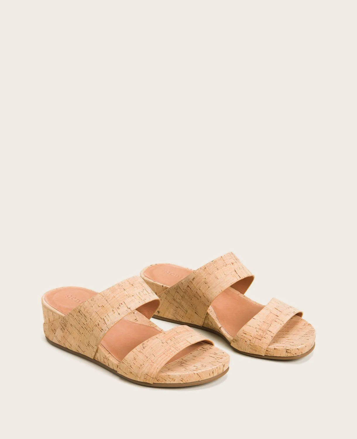 GENTLE SOULS - Gisele Two Strap Wedge Sandal