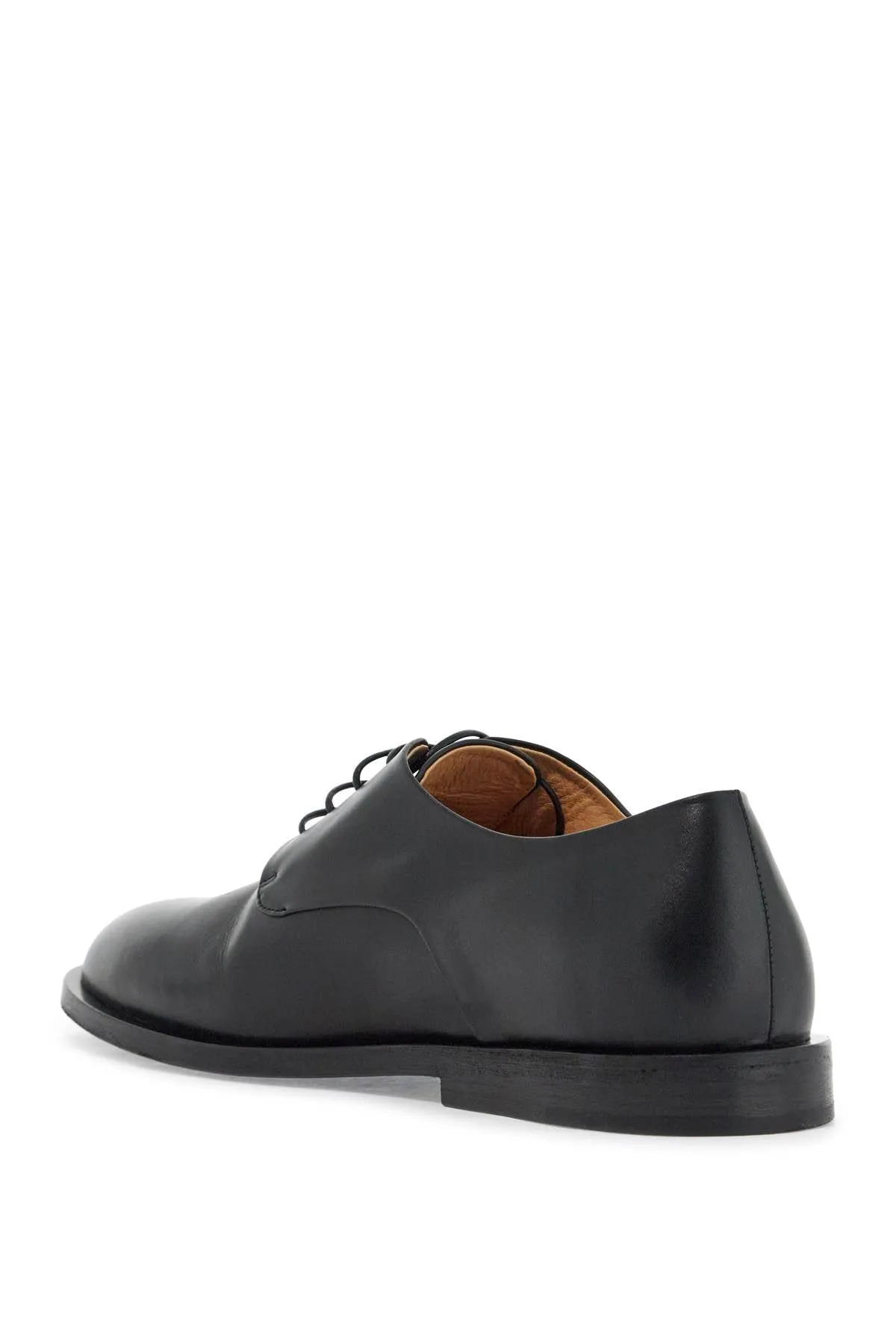 Glossed Leather Derby Shoes