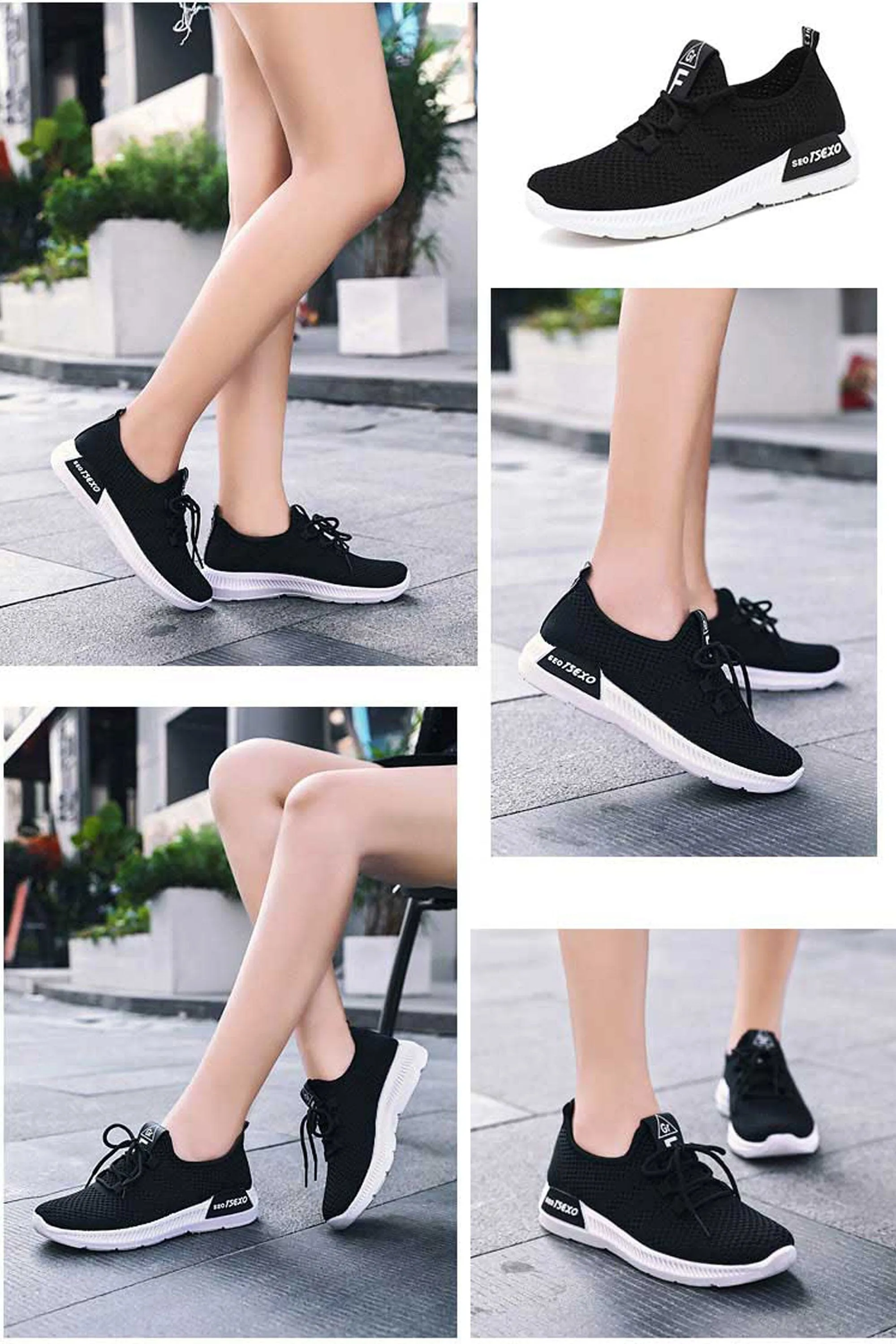 GR Women's Breathable Knit Sneakers