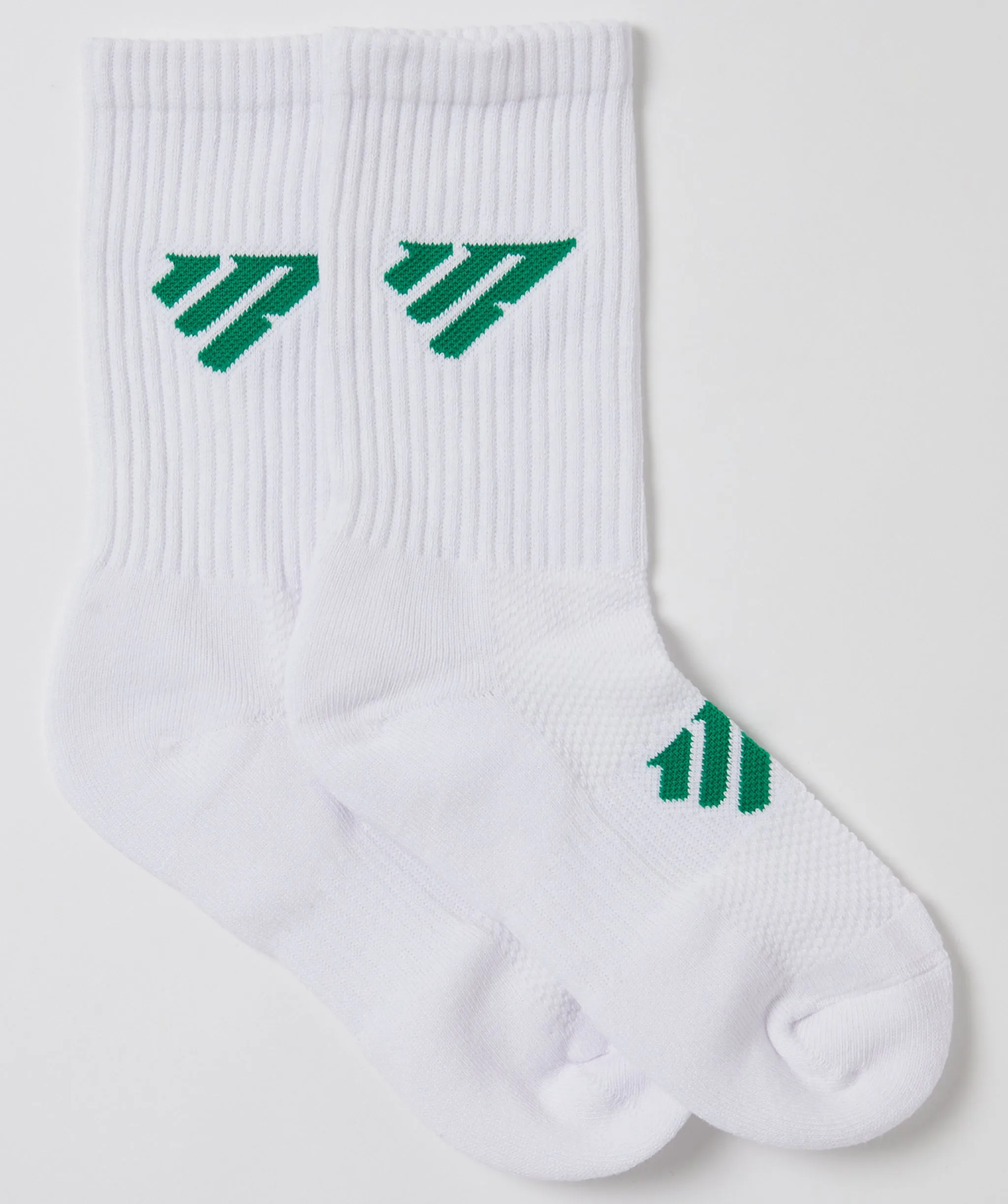 Green Crew Socks