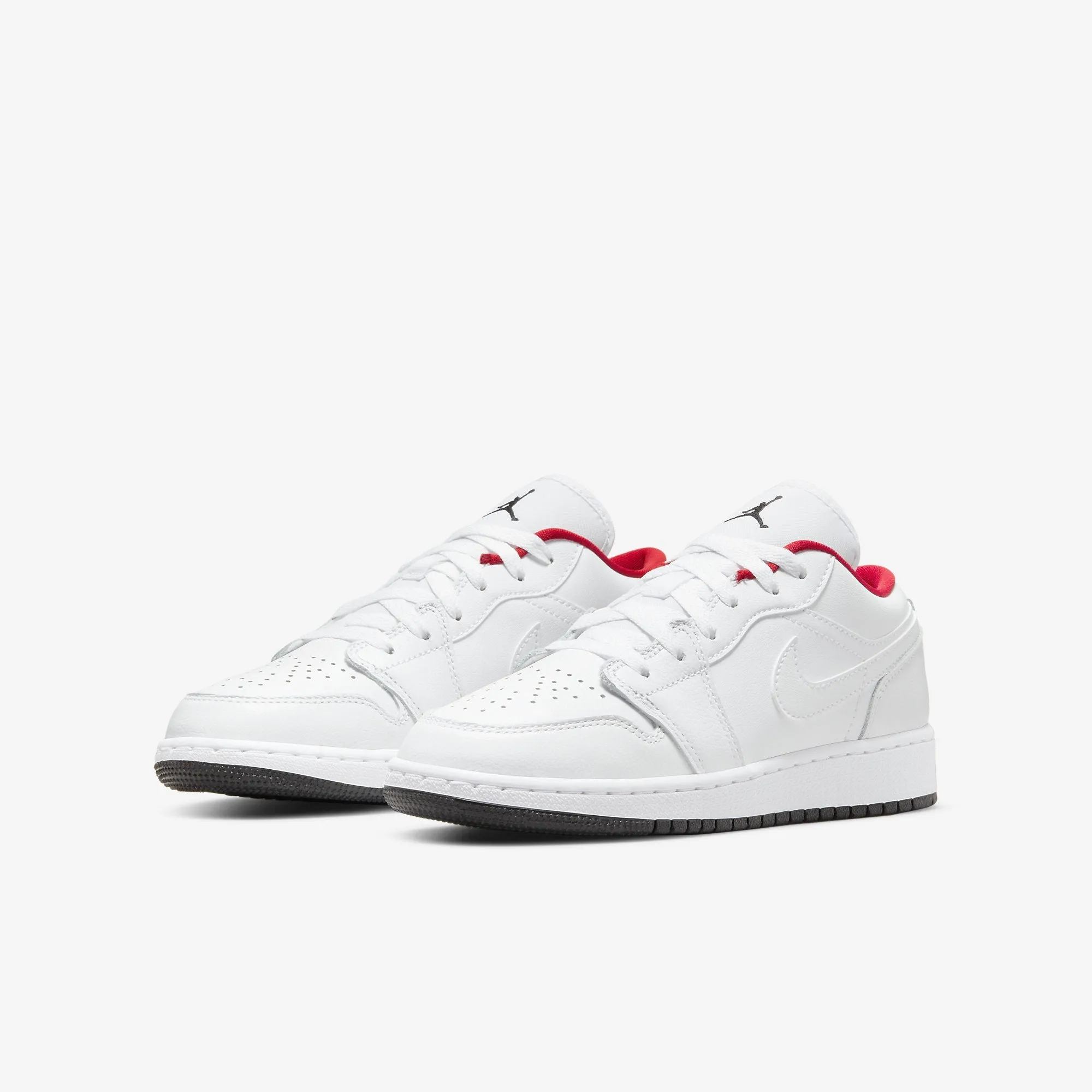 (GS) Air Jordan 1 Low 'White / Gym Red' (2022) 553560-164