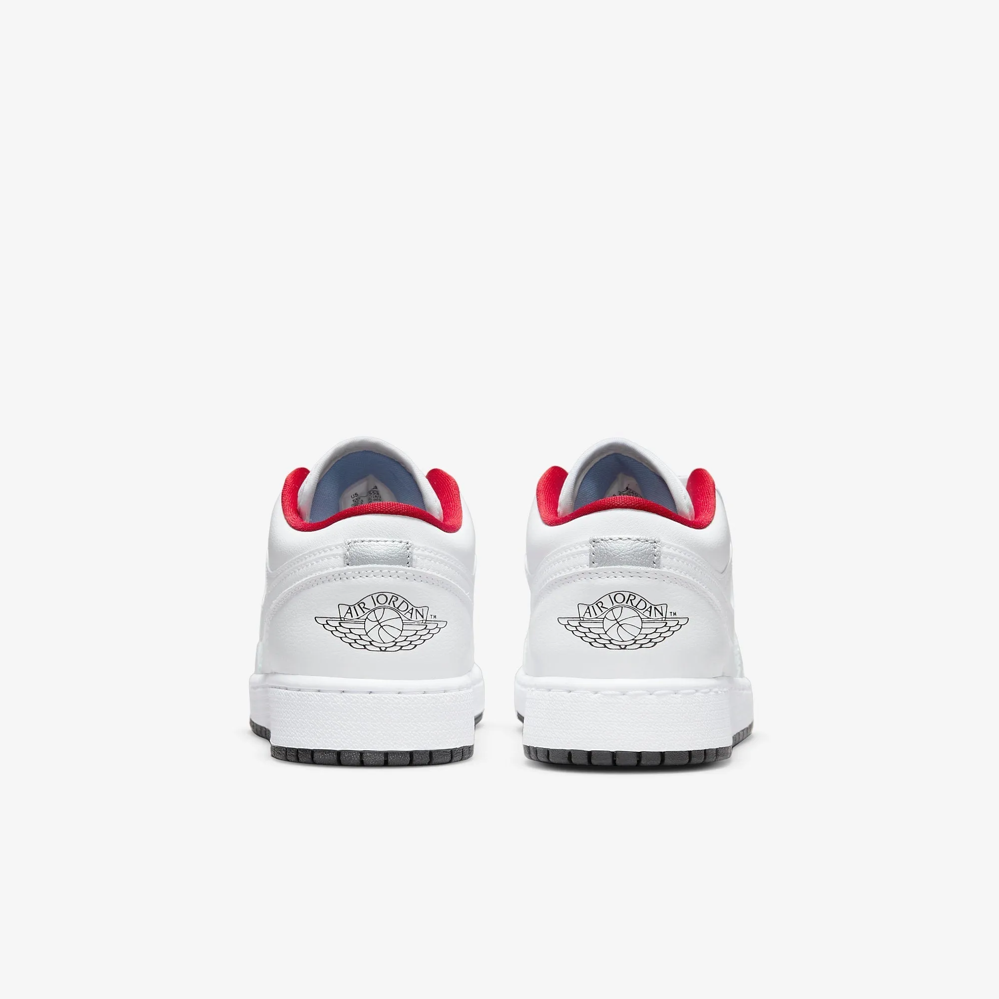 (GS) Air Jordan 1 Low 'White / Gym Red' (2022) 553560-164