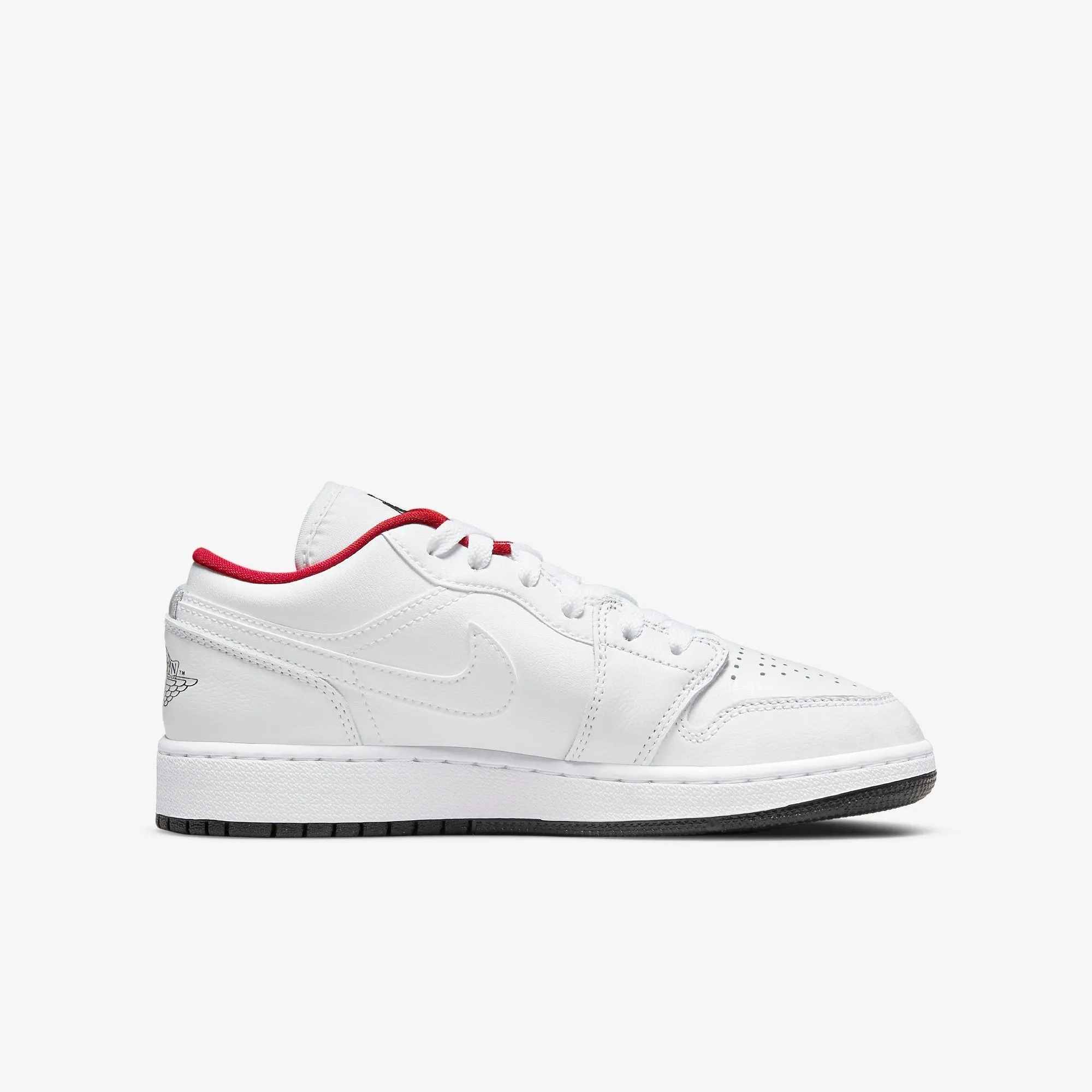 (GS) Air Jordan 1 Low 'White / Gym Red' (2022) 553560-164