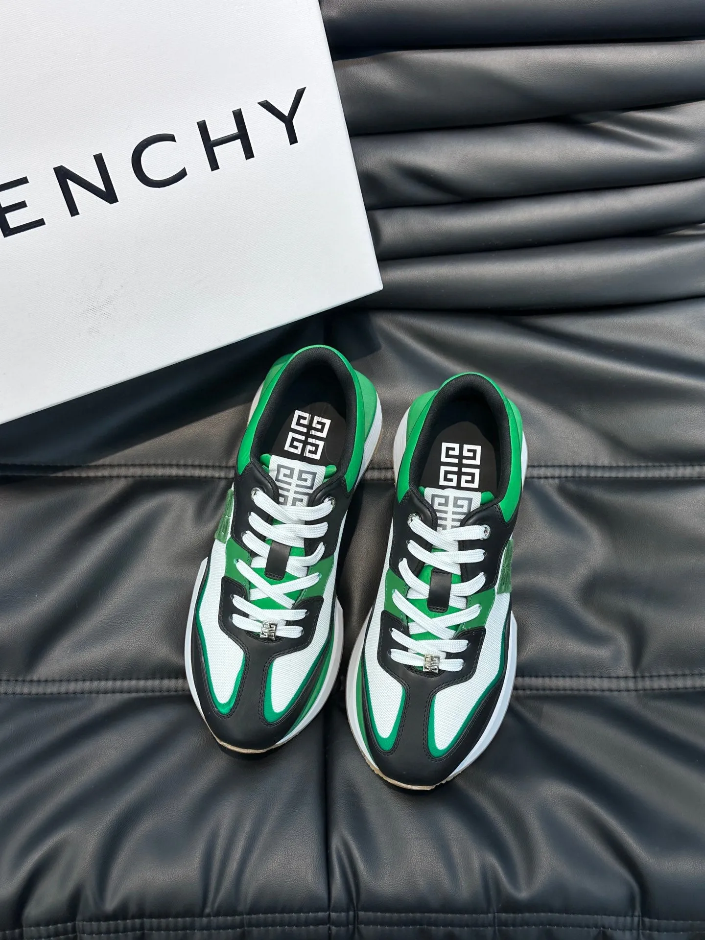 GVC Black and Green Sneakers-010