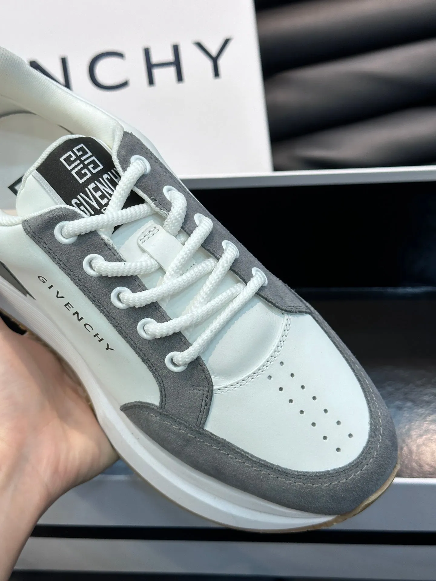 GVC Grey and White Sneakers-019