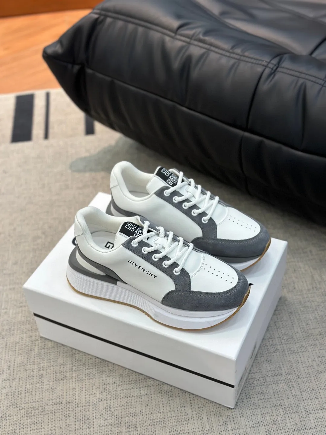 GVC Grey and White Sneakers-019