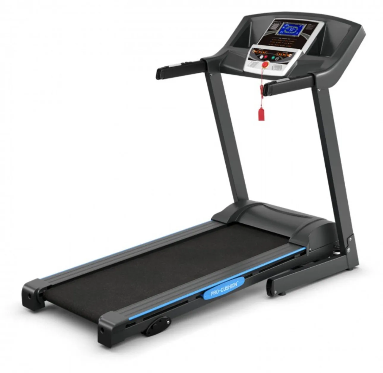 Heavy Duty Folding Electric Motorized Power Treadmill Machine | LCD Display | 2.25HP | 3 Incline Levels | Space Saver | Smooth & Quiet