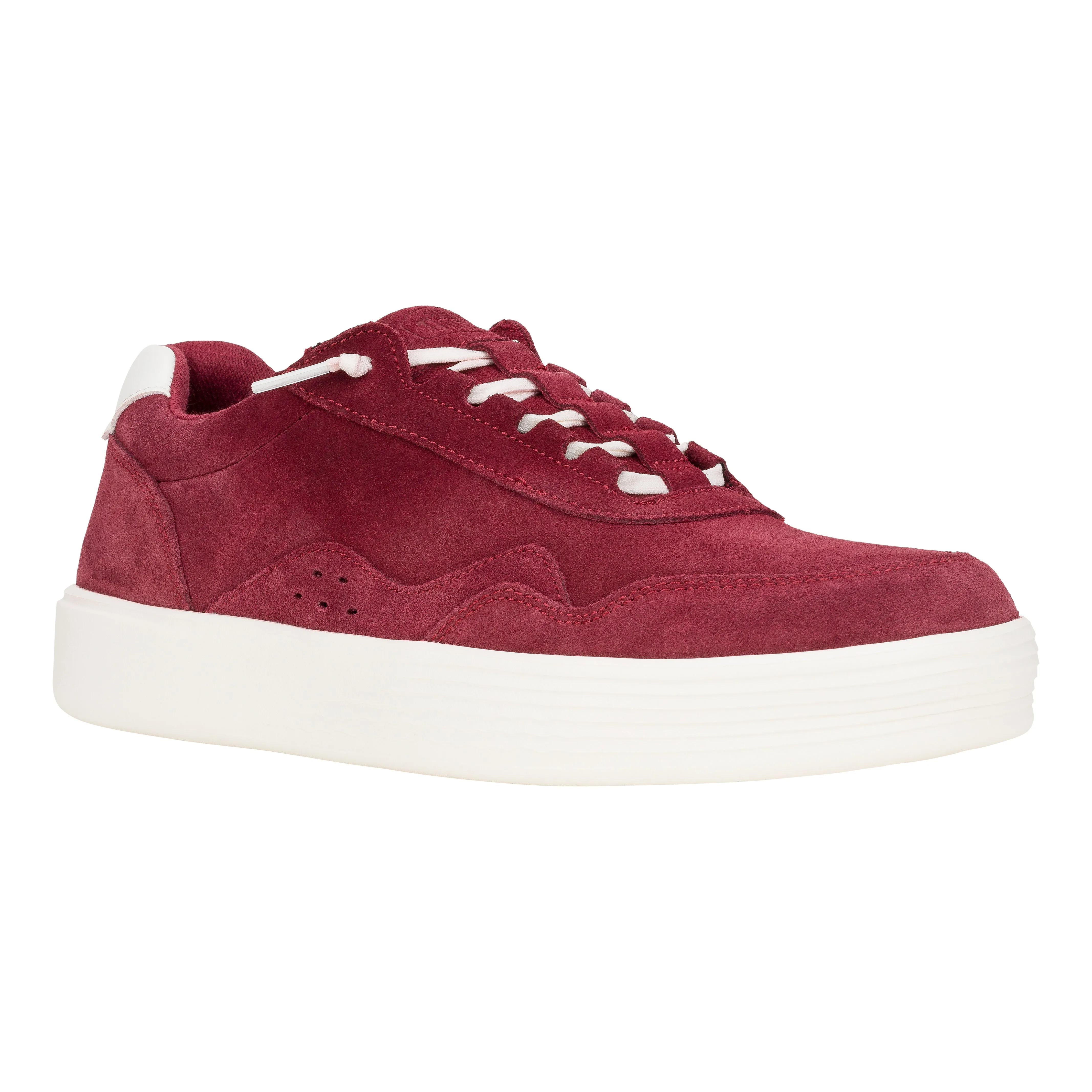 Hudson Suede Vintage Varsity - Crimson