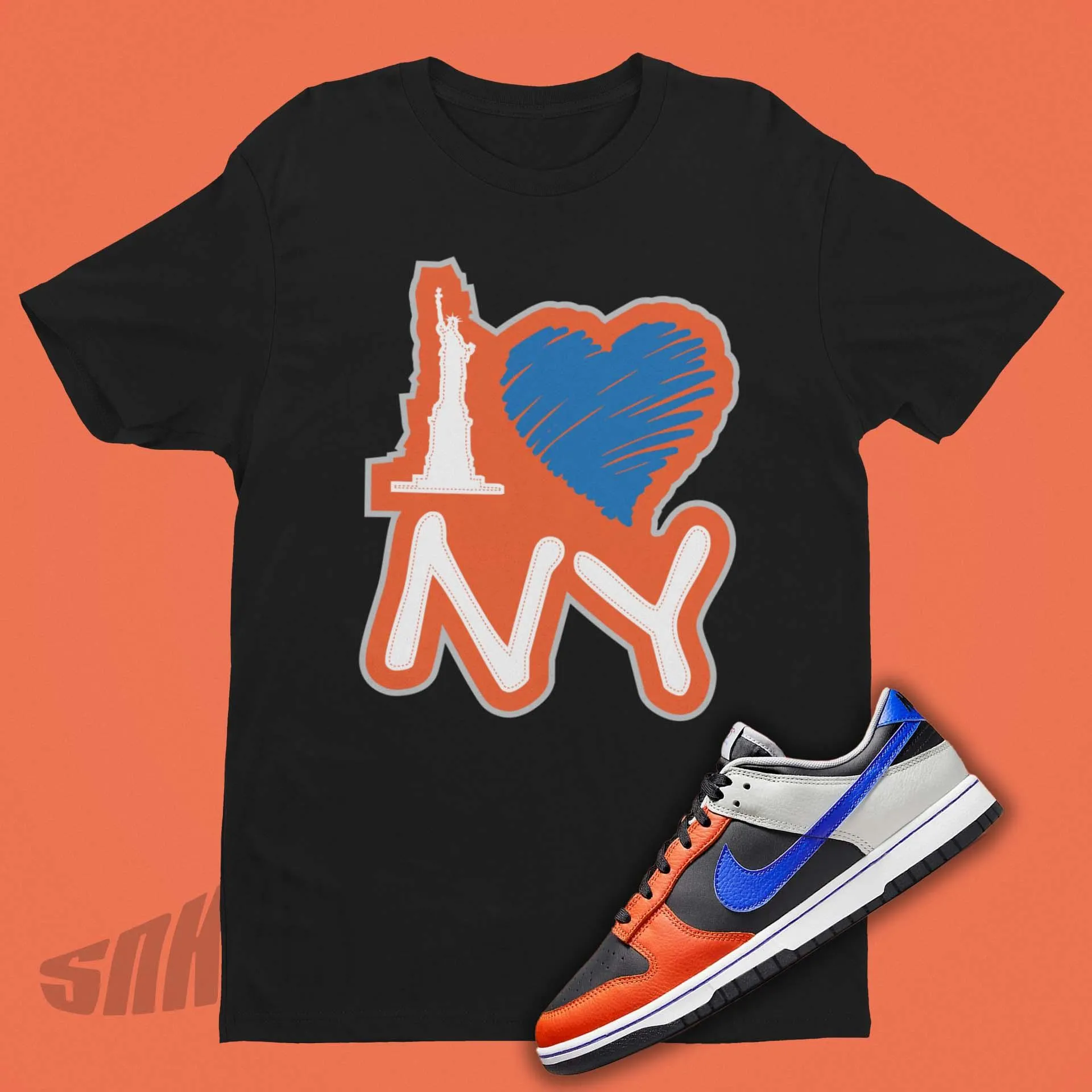 I Love New York Shirt To Match Nike Dunk New York Knicks