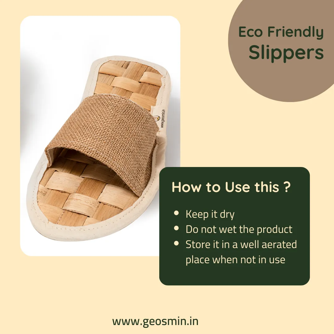 Indoor slippers- banana waffle  | open toe slidders