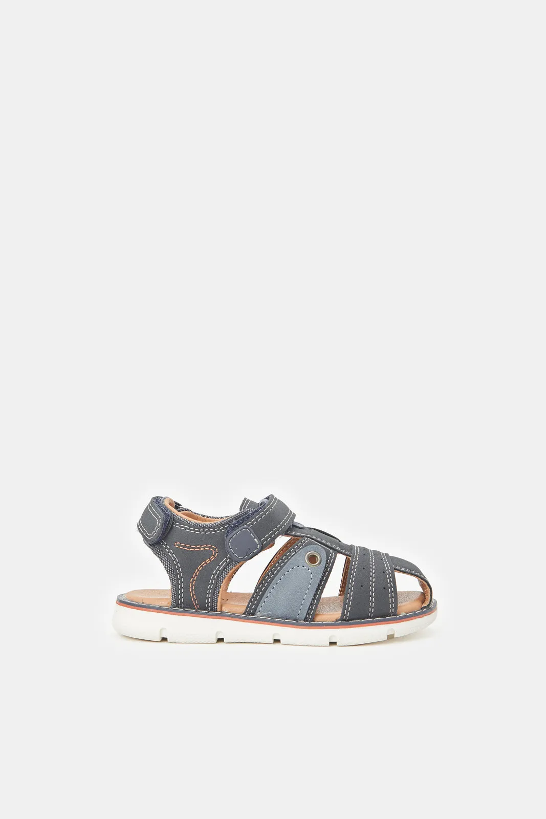 Infant Boys Navy Fisherman Sandal