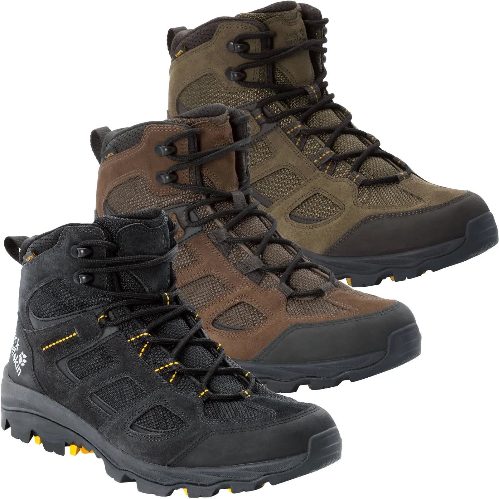 Jack Wolfskin Mens Vojo 3 Texapore Waterproof Walking Boots