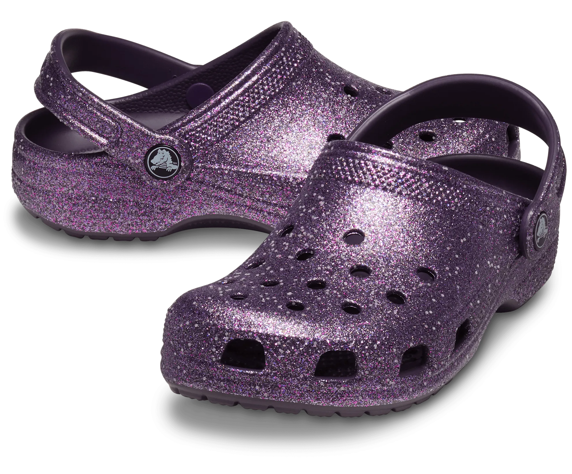 Kids' Classic Space Glitter Clog