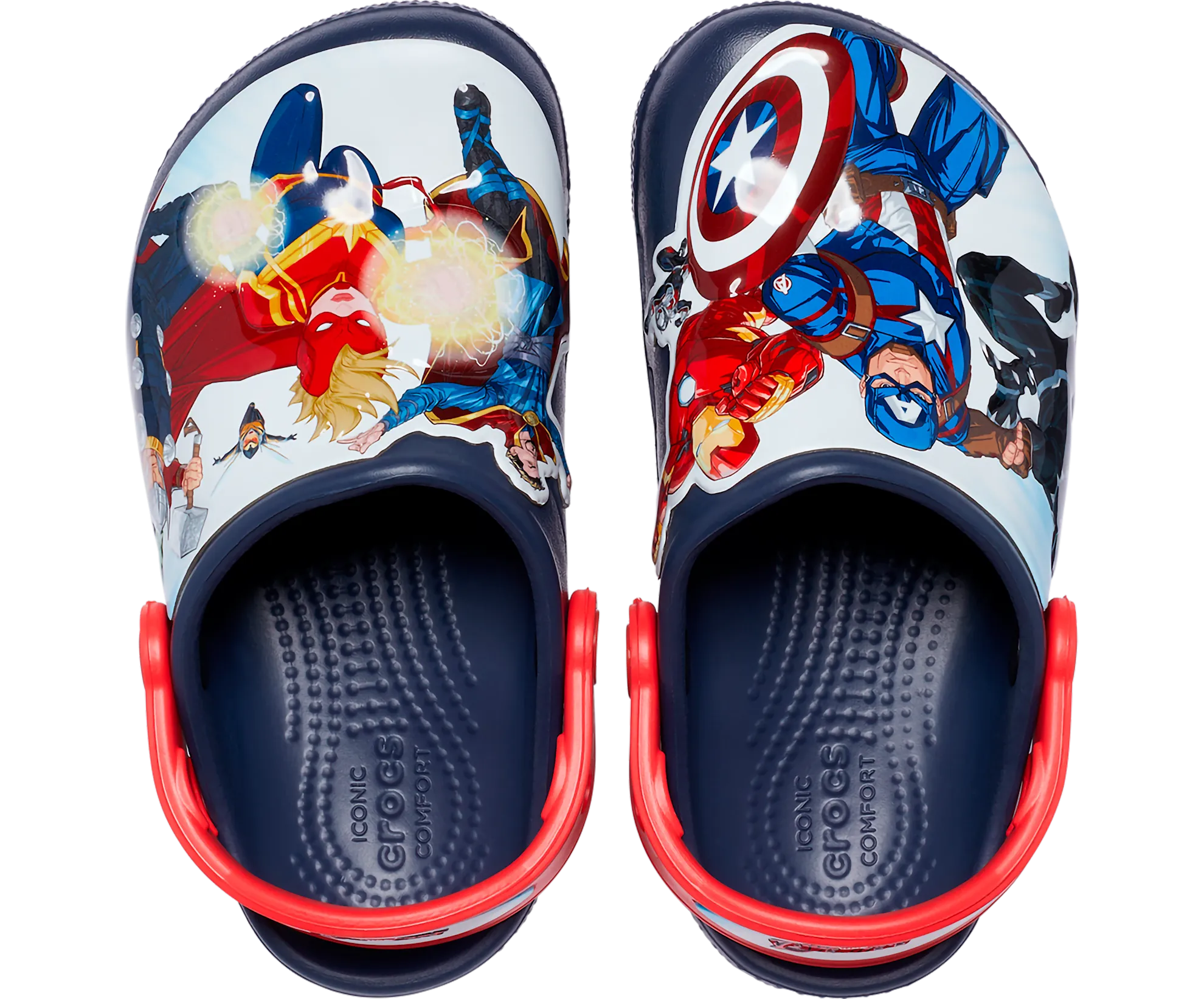 Kids' Crocs Fun Lab Avengers Patch Clog