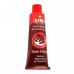 KIWI LEATHER SHOE CREAM TUBE BURGUNDY 45ML