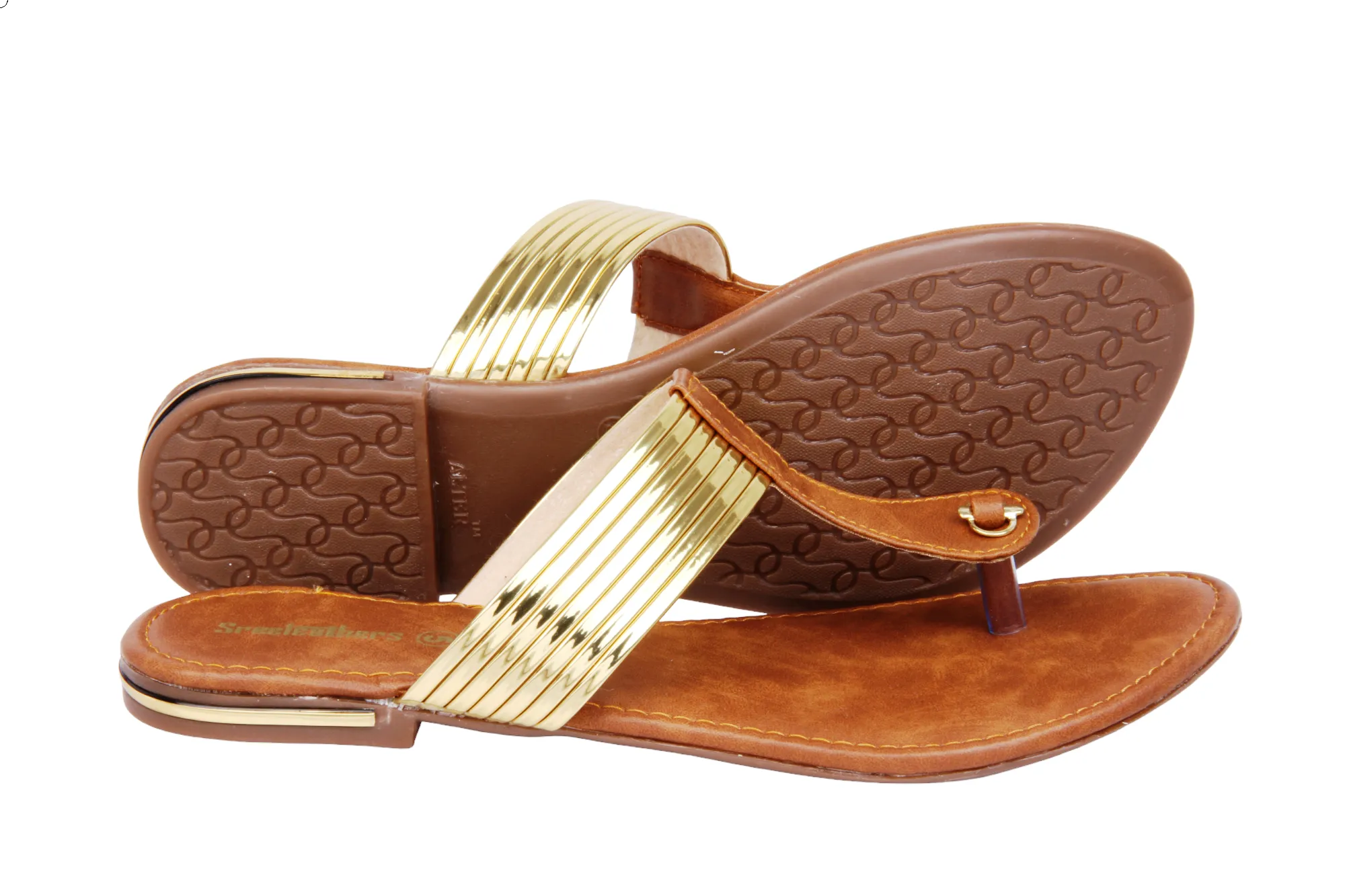 Ladies flat Chappal 29698