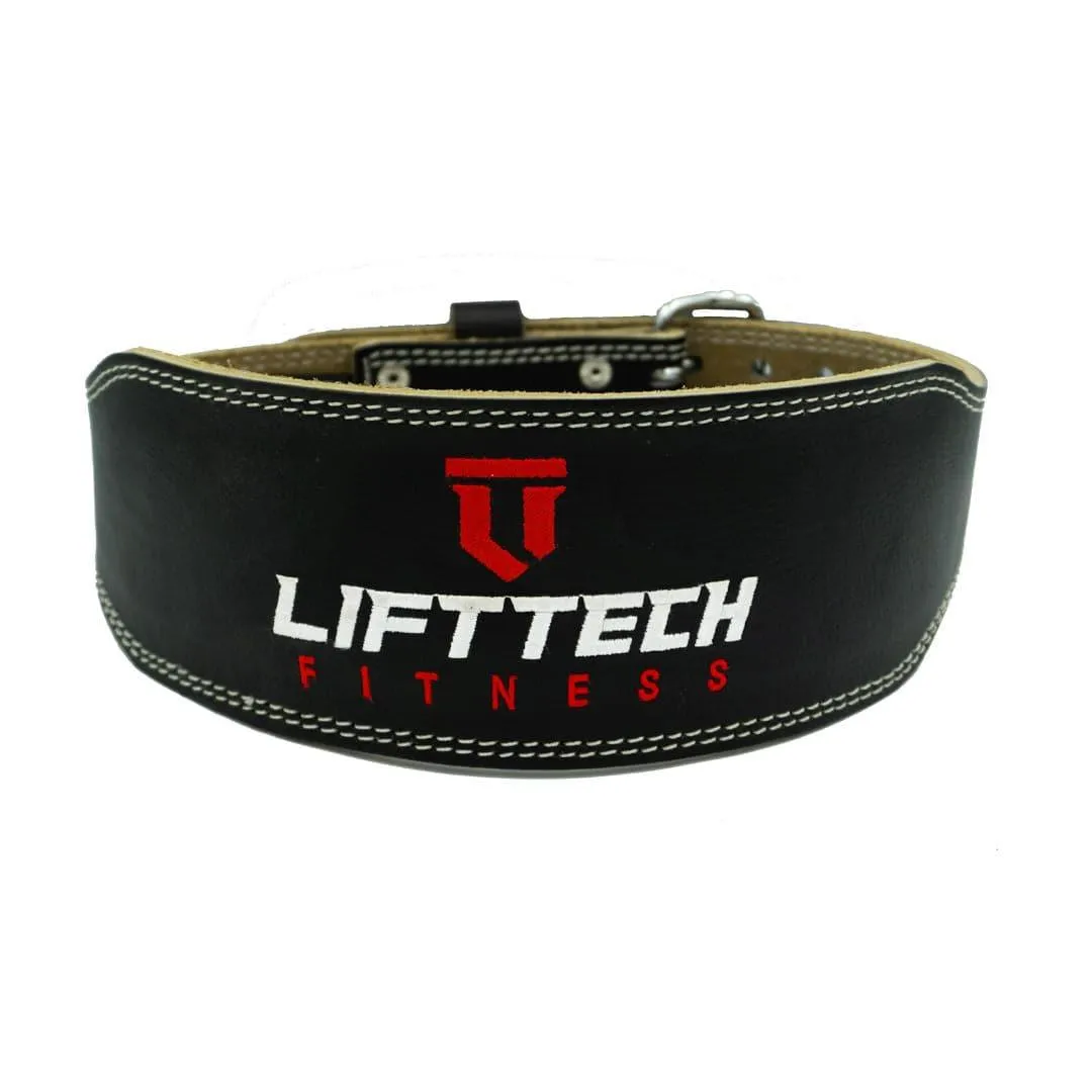 Lift Tech Fitness 4" Men's Padded Leather Belt