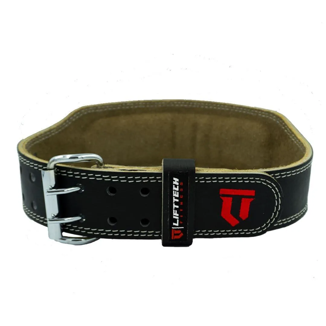 Lift Tech Fitness 4" Men's Padded Leather Belt