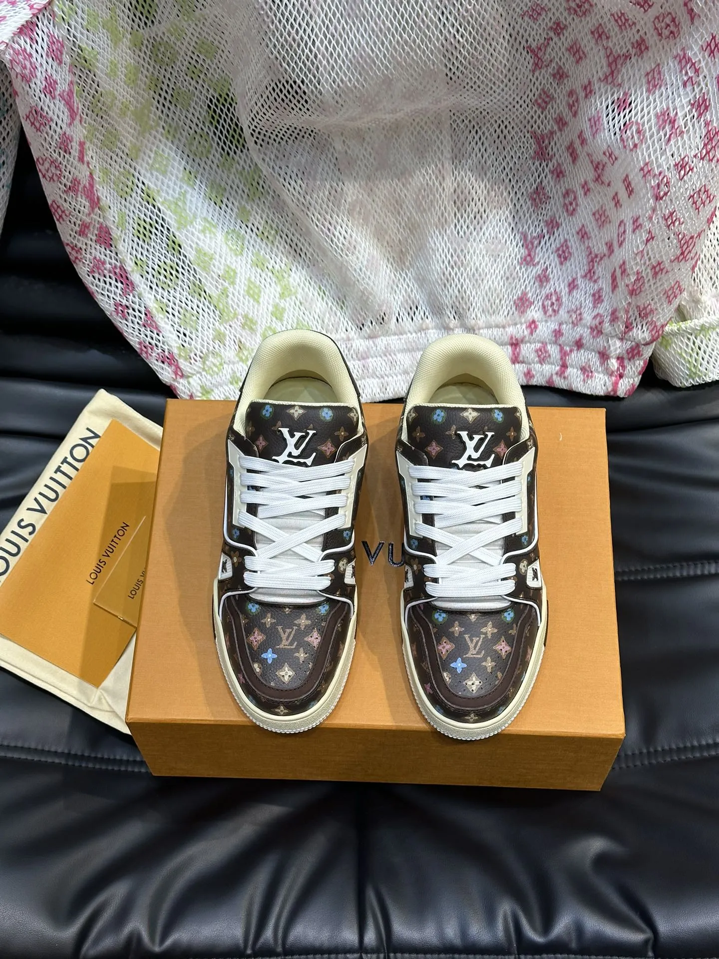 LUV Brown Trainer Sneakers-085