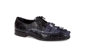 Mauri - 4717 "Borsieri" Hand-Painted Hornback Crocodile Dress Shoe