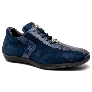 Mauri 9145/1 Wonder Blue Wisdom Cayman Suede Sneakers