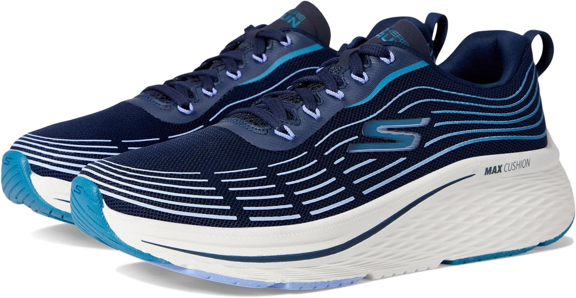 Max Cushioning Elite 2.0 SKECHERS sneakers, Navy/Teal