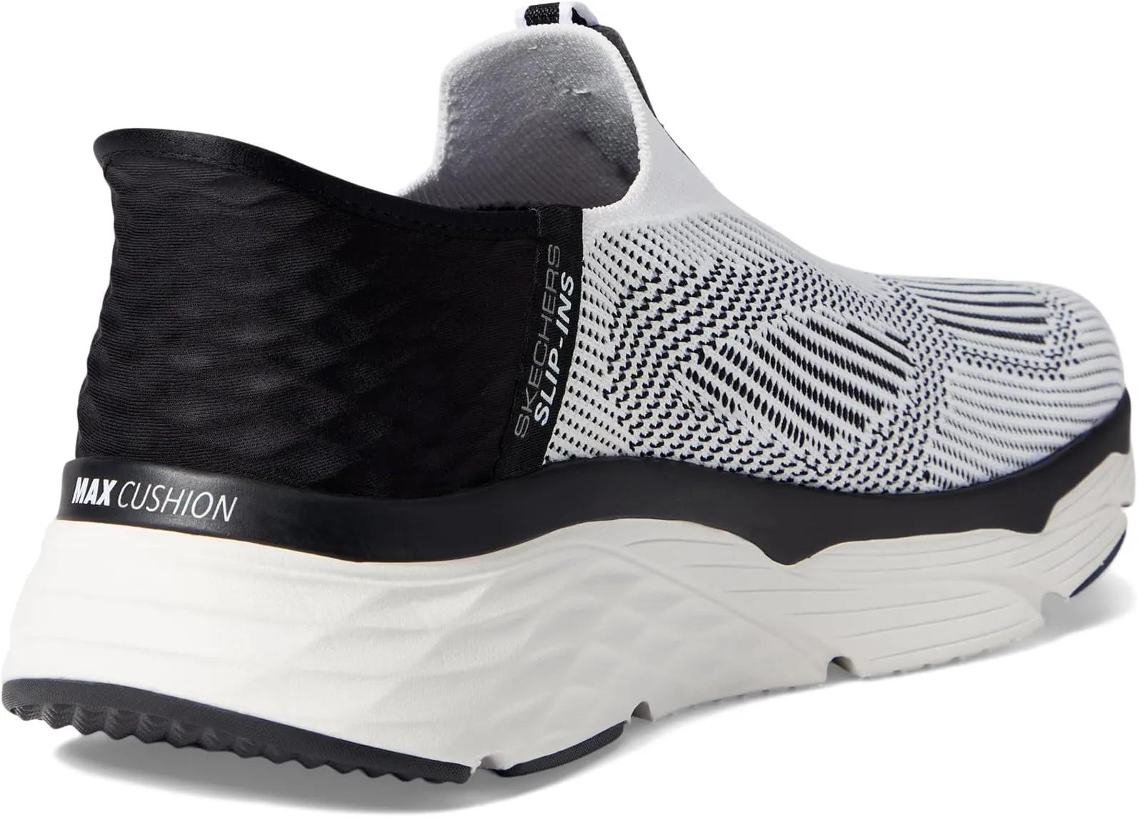 Max Cushioning Elite Advantageous Hands Free Slip-Ins SKECHERS, White/Black