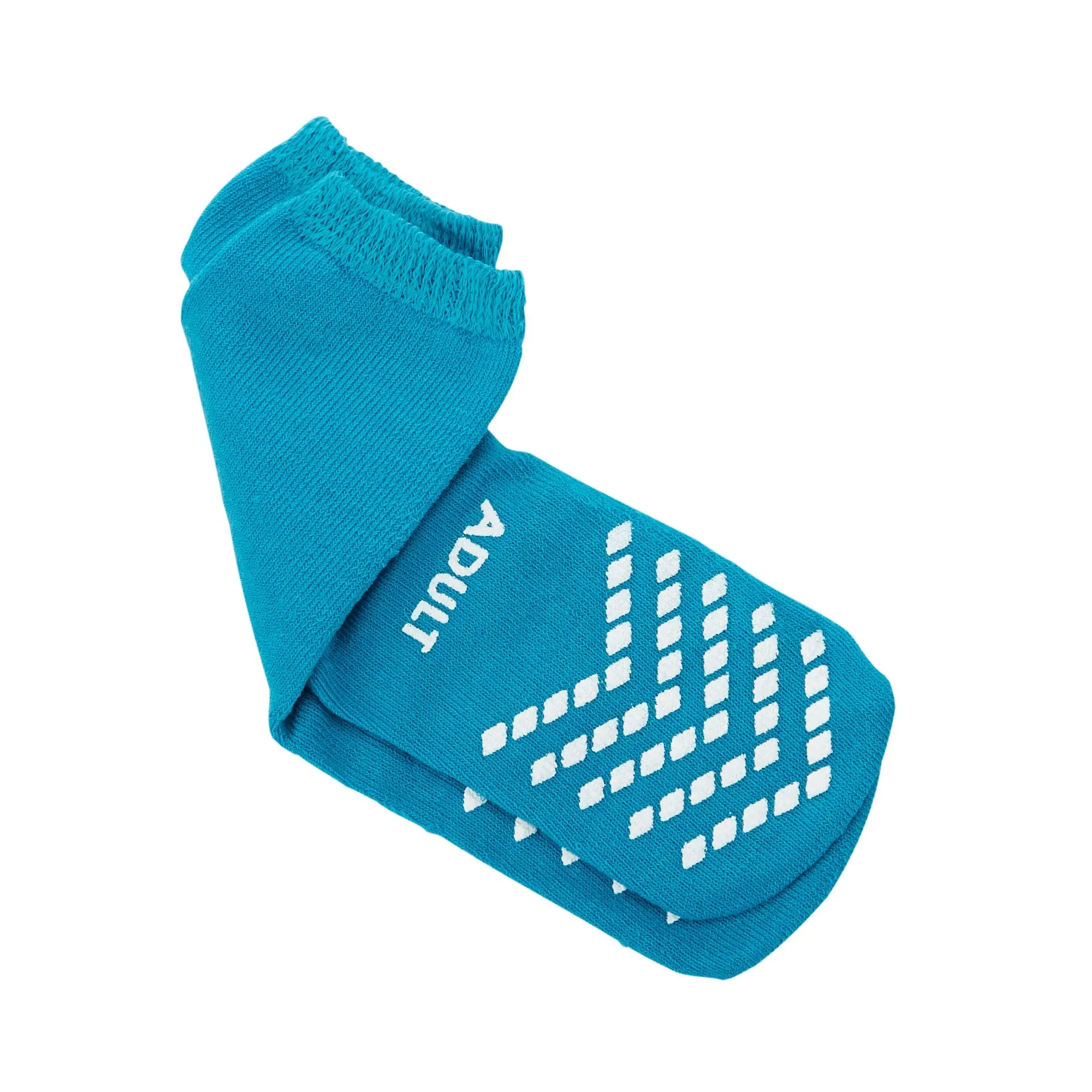 McKesson Slipper Socks, Large, Teal