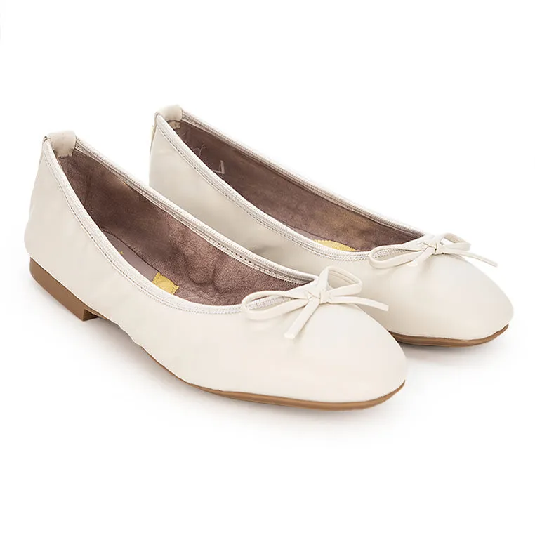 MELISSA Ballet Flat Shoes - Beige