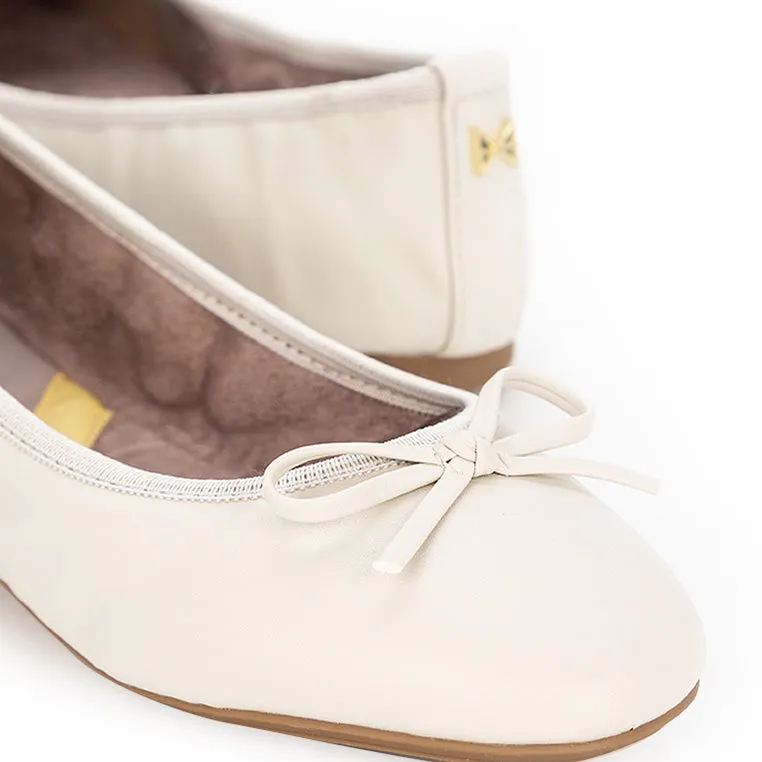 MELISSA Ballet Flat Shoes - Beige