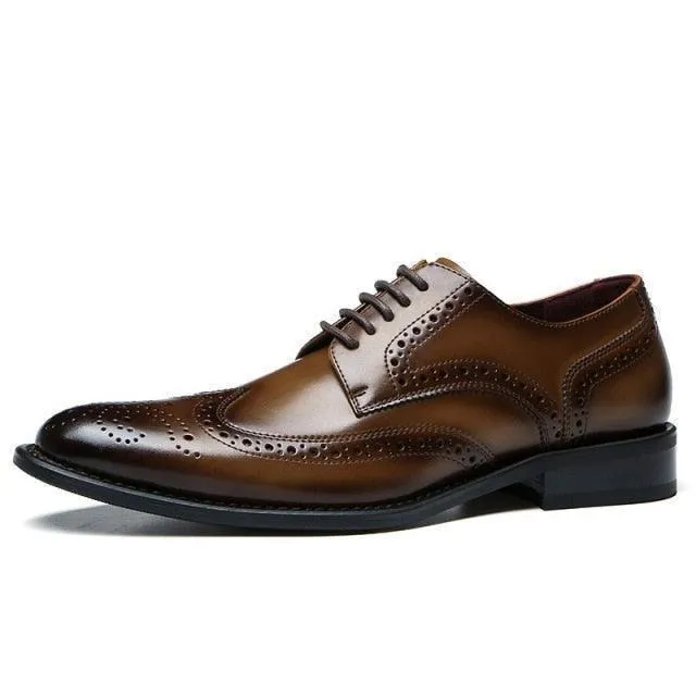 Men Dress Shoes -  Giuseppe Oxford Shoes