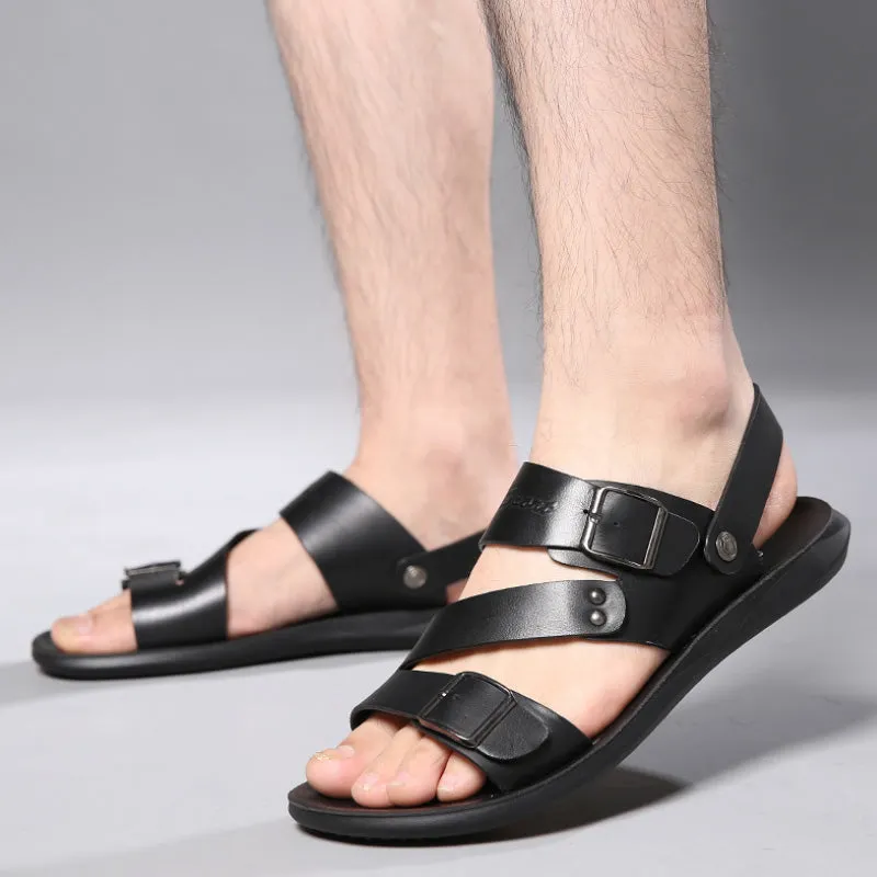 Men Genuine Leather Sandals