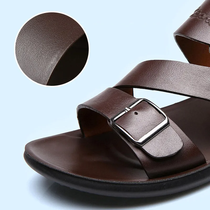 Men Genuine Leather Sandals