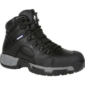 MICHELIN® Hydroedge Steel Toe Puncture-Resistant Waterproof Safety Work Boot Black XHY866