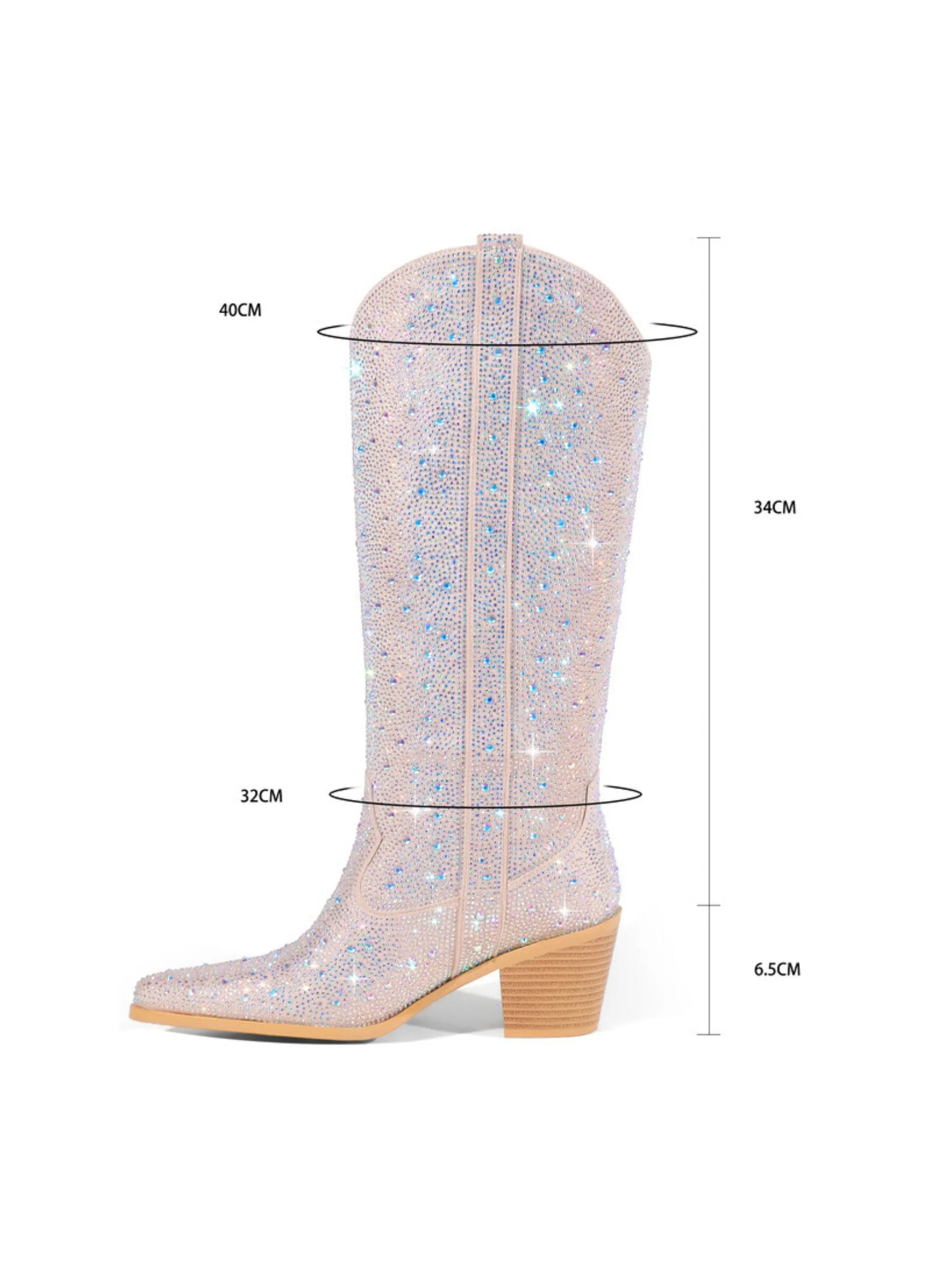 Milena Rhinestone Boots