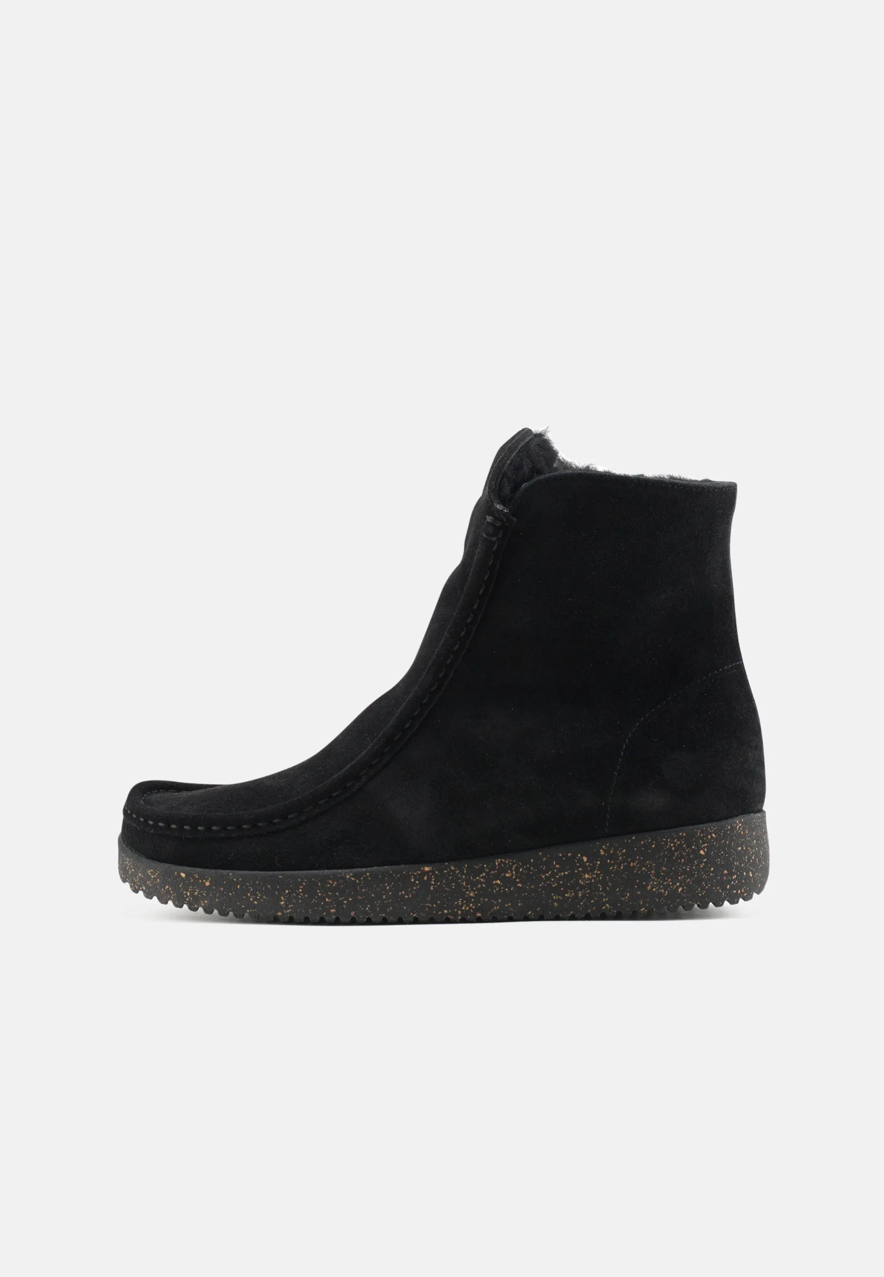 Nanna Varmforet Støvle Suede - Black