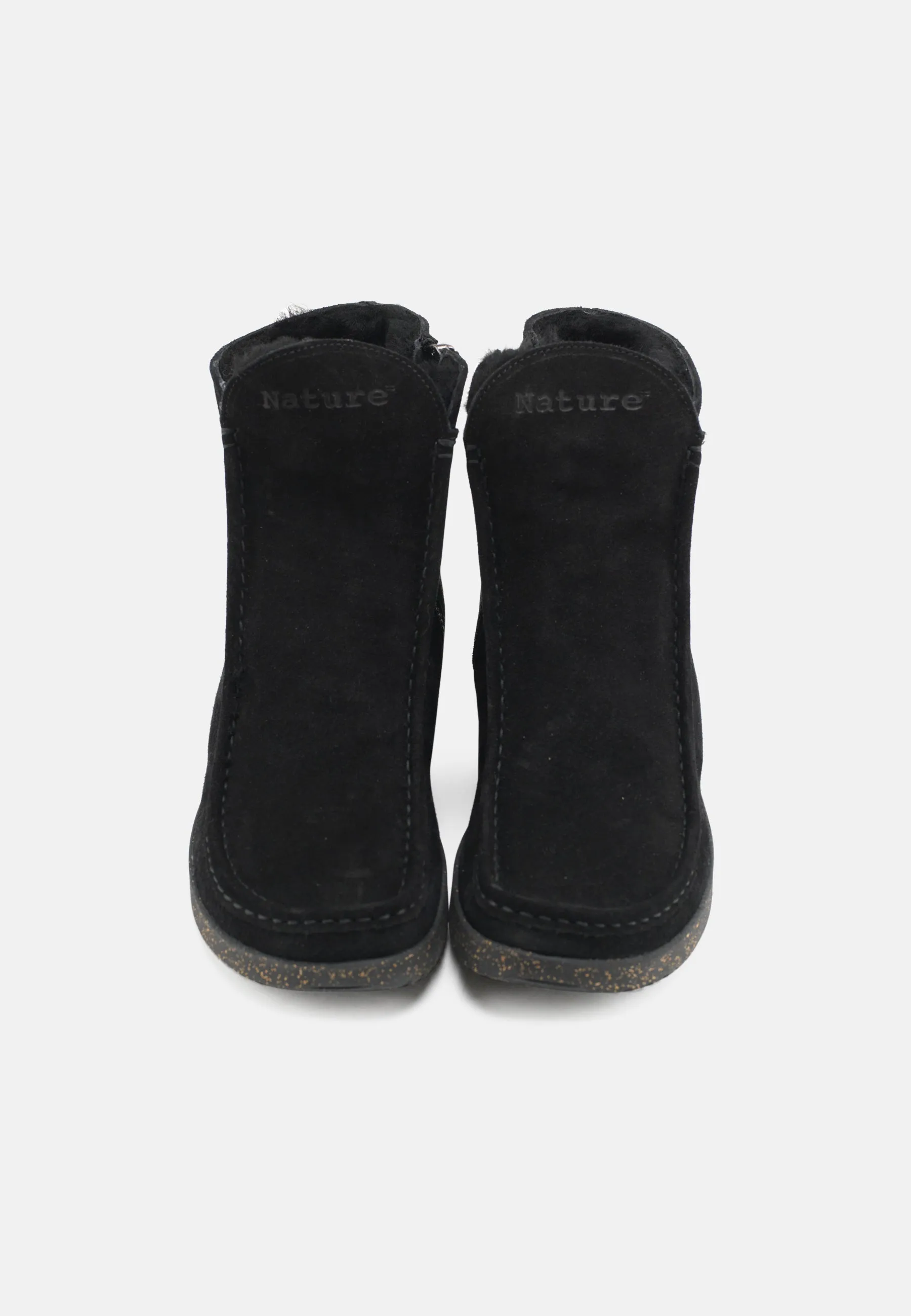 Nanna Varmforet Støvle Suede - Black