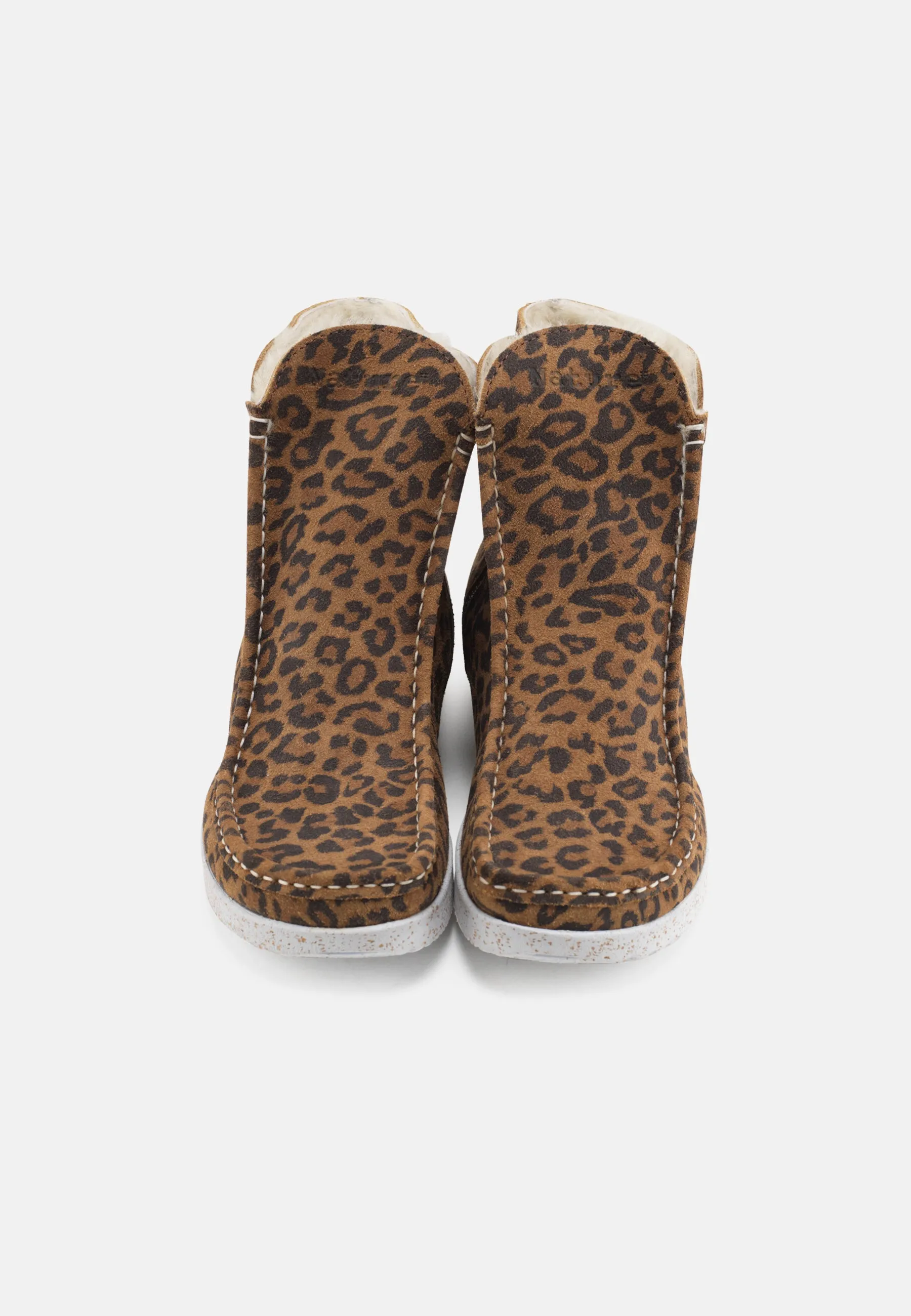 Nanna Varmforet Støvle Suede - Leopard