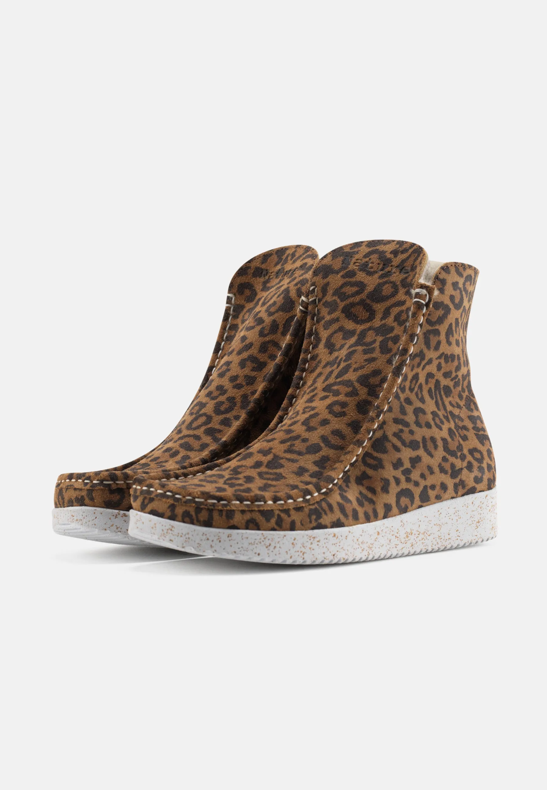 Nanna Varmforet Støvle Suede - Leopard