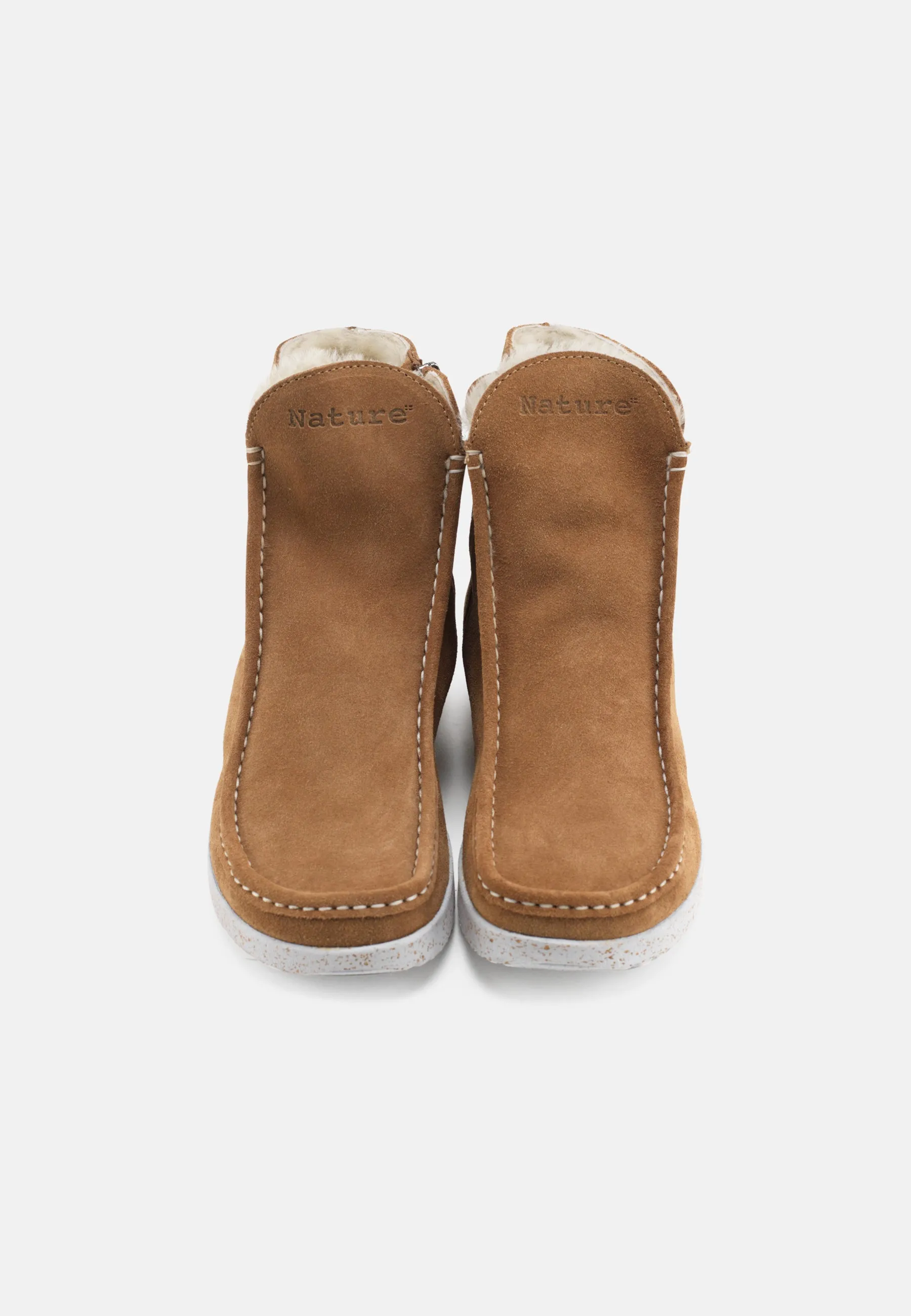 Nanna Varmforet støvle Suede - Toffee